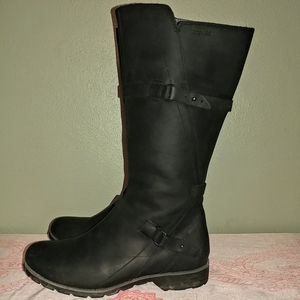 Teva Black Leather De La Vina Boots